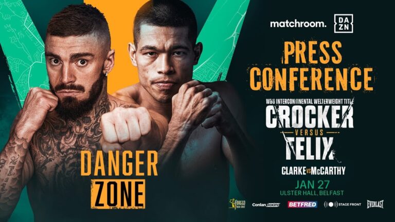 Lewis Crocker Vs Jose Felix: Press Conference