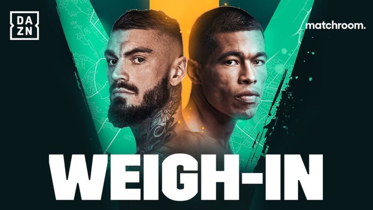 LEWIS CROCKER VS. JOSÃ‰ FÃ‰LIX JR. WEIGH IN LIVESTREAM