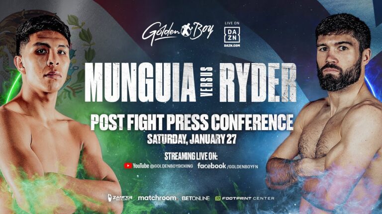 JAIME MUNGUÃA VS. JOHN RYDER POST-FIGHT PRESS CONFERENCE