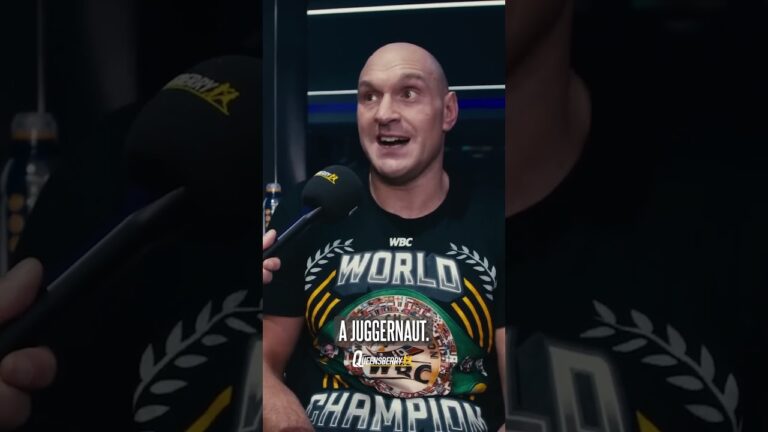 â€œSize matters, we have weight divisions for a reason.â€ 👑😤 #FuryUsyk #RingOfFire