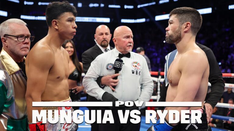 RINGSIDE POV | Jaime Munguia vs John Ryder! Best Moments Of This Action Packed Brawl! #munguiaryder