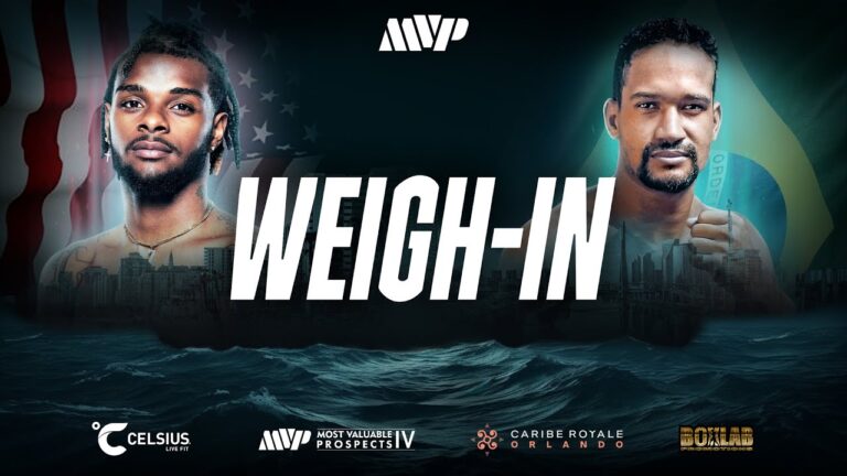 ASHTON SYLVE VS. ESTIVAN FALCAO WEIGH IN LIVESTREAM