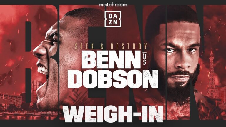CONOR BENN VS. PETER DOBSON WEIGH IN LIVESTREAM