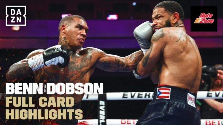 Conor Benn vs. Peter Dobson | Full Card Fight Highlights