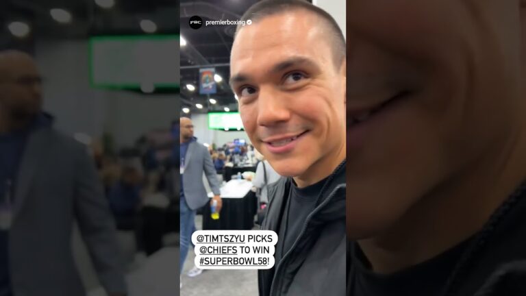 Tim Tszyu Makes the Rounds at Super Bowl 58 Radio Row