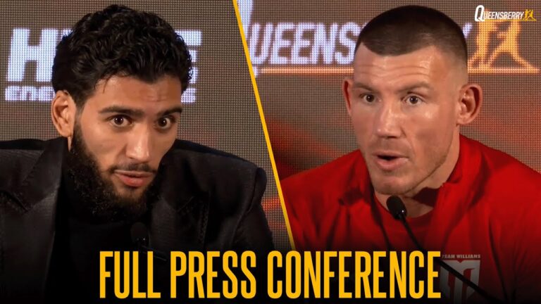 Hamzah Sheeraz vs Liam Williams FULL final press conference
