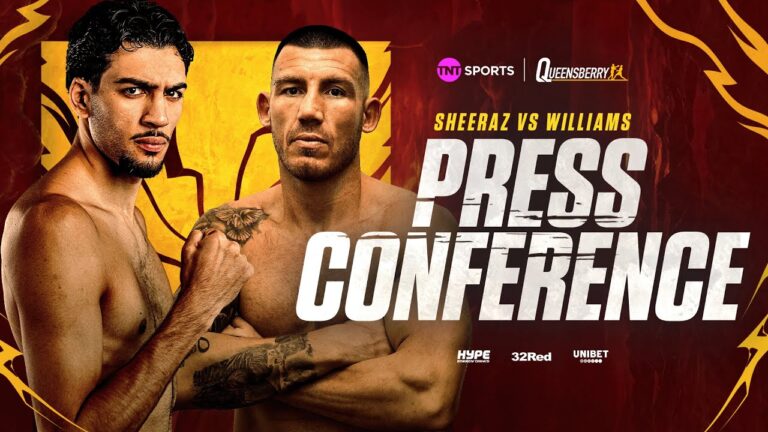 FINAL PRESS CONFERENCE LIVE! Hamzah Sheeraz vs Liam Williams & full undercard