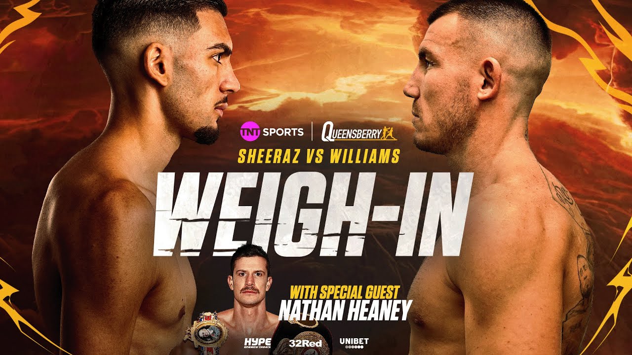 LIVE WEIGH-IN! Hamzah Sheeraz vs Liam Williams & full undercard