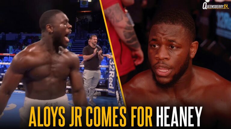 “I'm VERY malicious!” Aloys Jr dishes out BRUTAL warning to his rivals & jokingly offers out Heaney