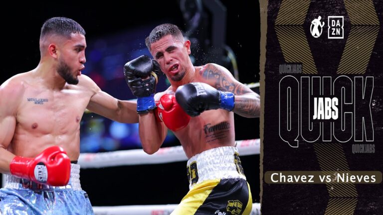 Quick Jabs | Jorge Chavez vs Alberto Nieves! 'El Nino Dorado' Smooth Boxing, Brakes Down Nieves!