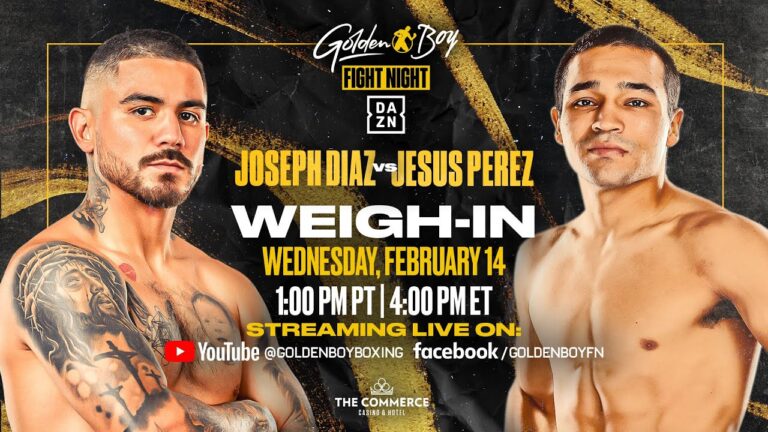 GOLDEN BOY FIGHT NIGHT: WEIGH-IN