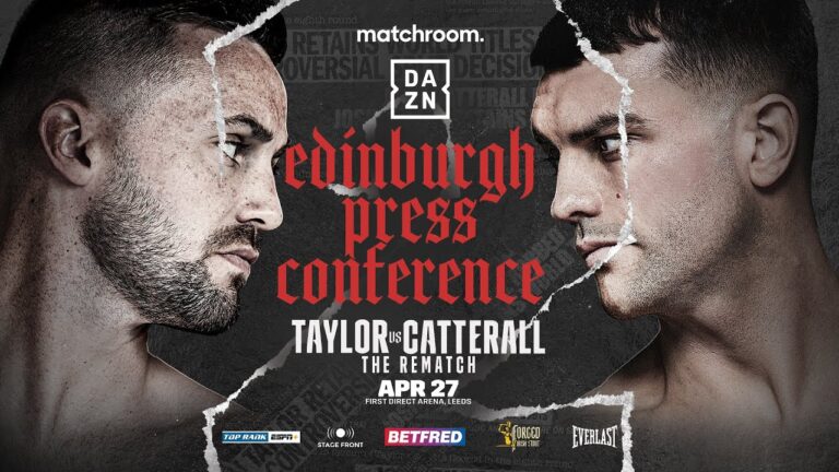 Josh Taylor Vs Jack Catterall 2: Edinburgh Launch Press Conference