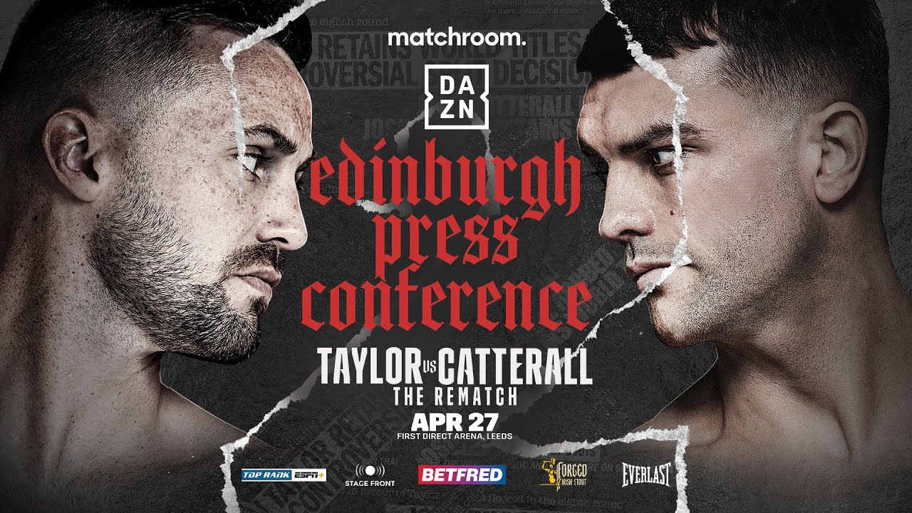 Josh Taylor Vs Jack Catterall 2: Edinburgh Launch Press Conference