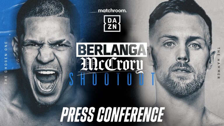 EDGAR BERLANGA VS. PADRAIG MCCRORY PRESS CONFERENCE LIVESTREAM