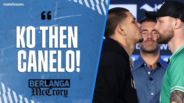 “Statement then call out Canelo!” – Eddie Hearn previews Berlanga-McCrory