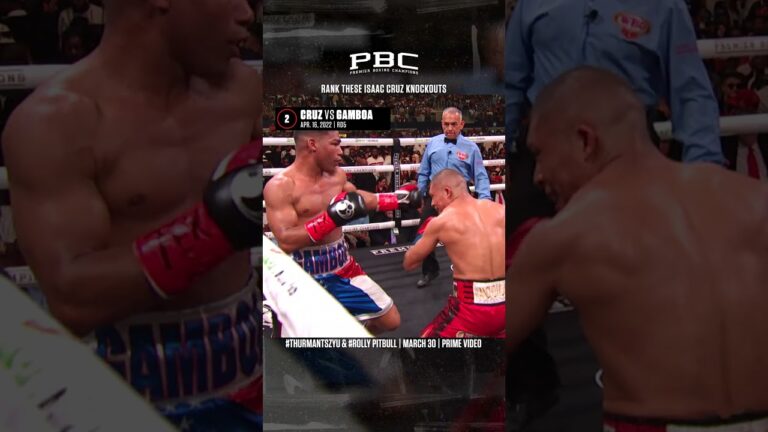 Rank These Three EXPLOSIVE Isaac Cruz Knockouts