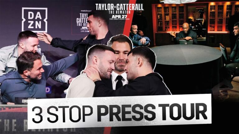 Josh Taylor Vs Jack Catterall: Behind The Scenes On Media Launch Week