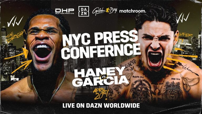 Devin Haney Vs Ryan Garcia: New York Launch Press Conference