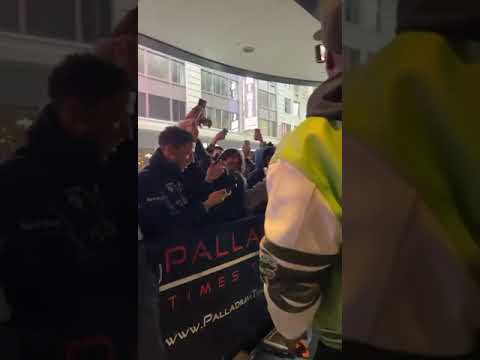 Always Got Time For The Fans 🤝 Eddie Hearn Mobbed In NYC For Haney Vs Garcia Presser