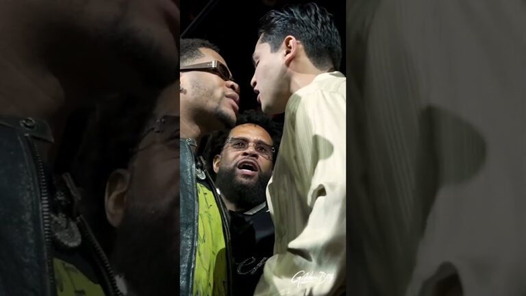 First Official Face Off @RyanGarcia #nyc #boxing