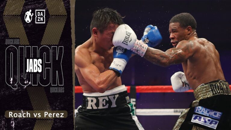Quick Jabs | Lamont Roach Jr vs Rey Rey Perez! Roach Puts On A Masterful Performance In Hometown!
