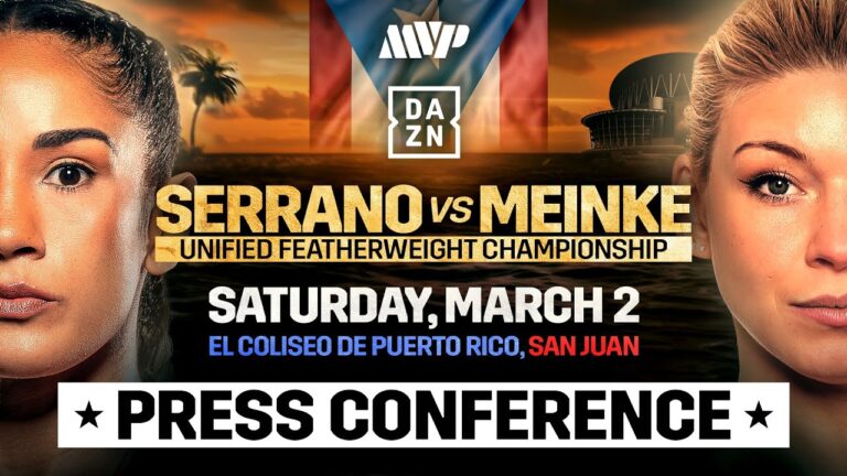 AMANDA SERRANO VS. NINA MEINKE & JAKE PAUL VS. RYAN BOURLAND PRESS CONFERENCE LIVESTREAM
