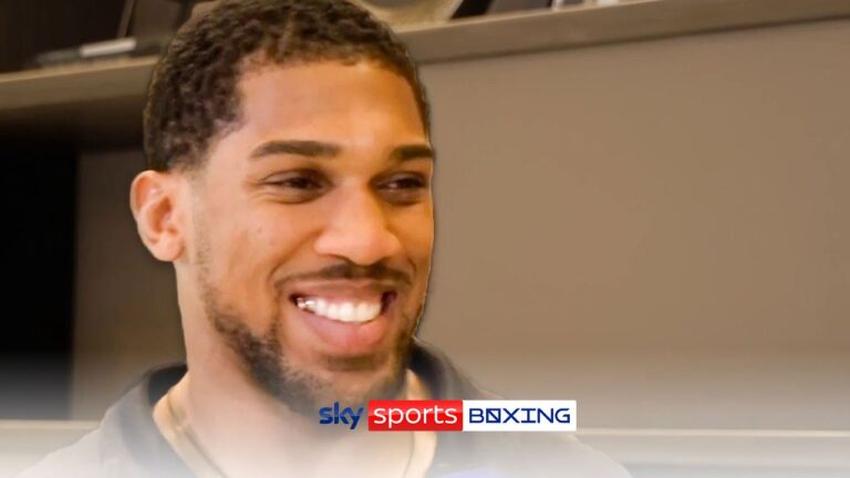 “I believe I can knock him out” 💢 | Anthony Joshua on his fight against Francis Ngannou