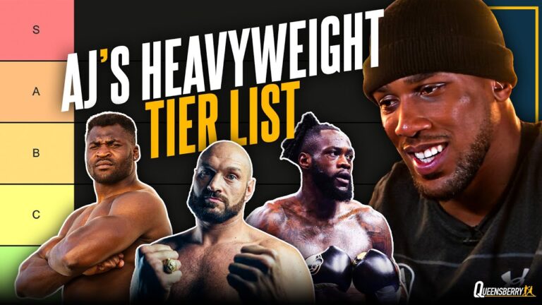 Anthony Joshua Heavyweight Tier List | Tyson Fury, Deontay Wilder, Francis Ngannou & Chisora shock 😮