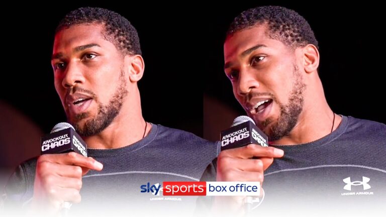“Be RELENTLESS!” 😤 | Anthony Joshua on what is key to beat Francis Ngannou