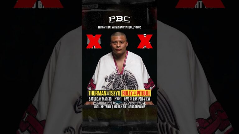 THIS or THAT with Isaac “Pitbull” Cruz