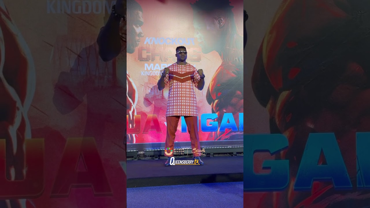 Francis Ngannou always dresses for the occasion 😮‍💨