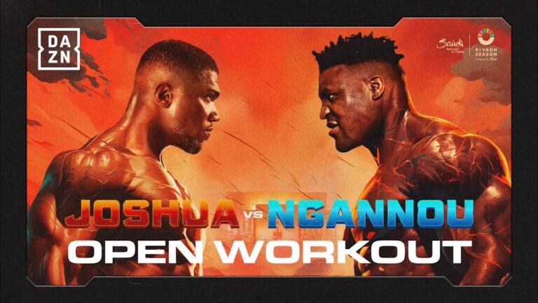ANTHONY JOSHUA VS. FRANCIS NGANNOU OPEN WORKOUTS LIVESTREAM