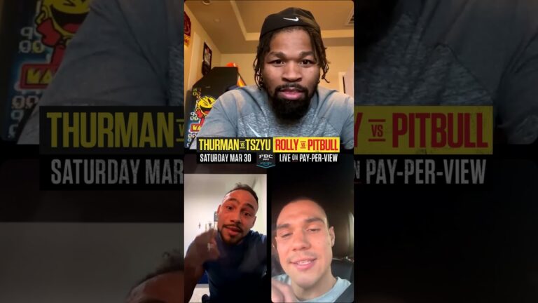 Keith Thurman and Tim Tszyu Trade Verbal Blows on IG Live