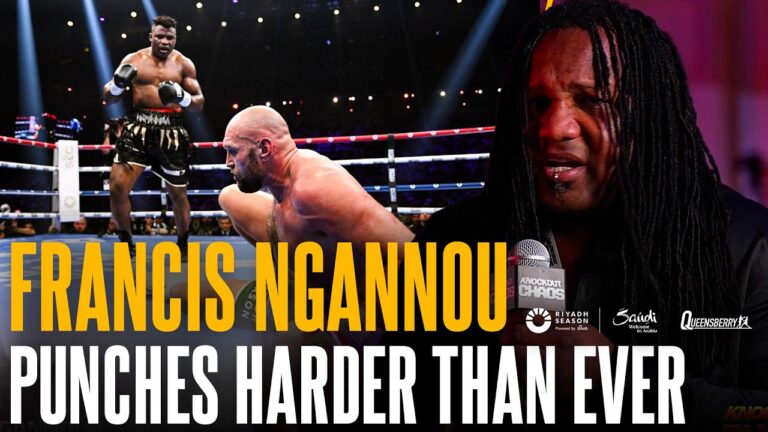 “Francis is punching for REAL & I can't wait for Anthony Joshua to feel a bit it!” | Ngannou's coach