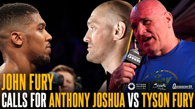 â€œLETâ€™S GET IT ON BROTHER!â€ John Fury demands Tyson Fury vs Anthony Joshua gets made & hails Zhang 💥