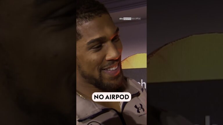 â€œI AM THE MAN! Iâ€™m Anthony Joshuaâ€ 😎 #JoshuaNgannou