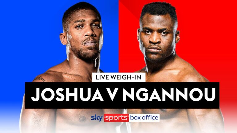 ANTHONY JOSHUA VS FRANCIS NGANNOU! 🔥| Final Face-Off