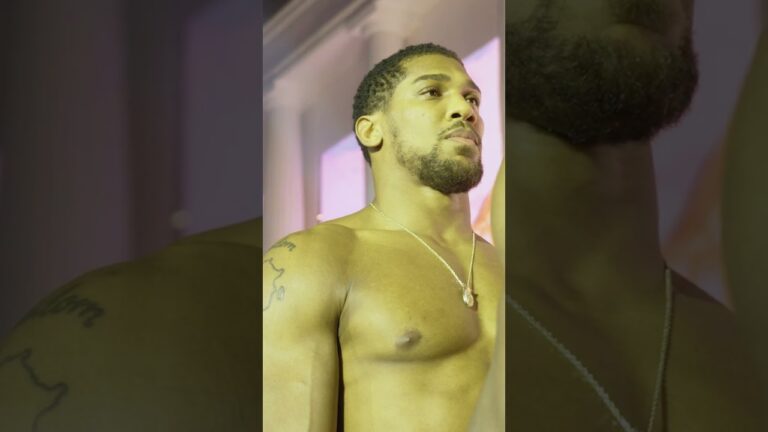 Weigh In & Final Face Off 👁️👁️ Anthony Joshua & Francis Ngannou Ready To Go!