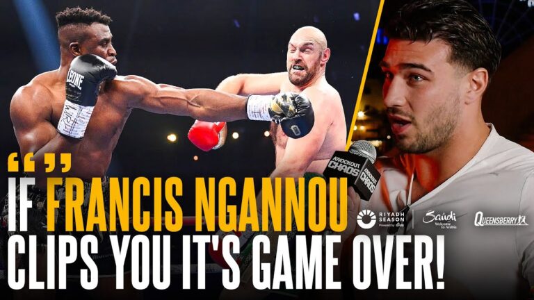 “If Francis Ngannou clips you it's game over!” Tommy Fury pleads for AJ to set up Tyson Fury fight 💪