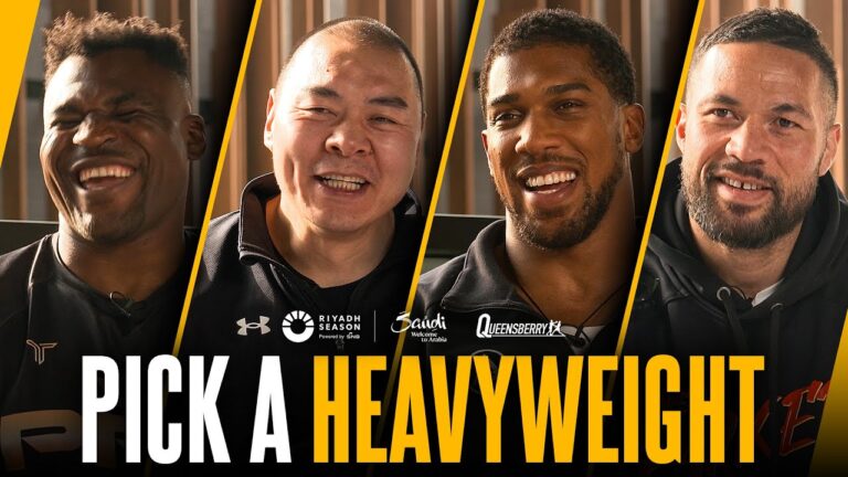 The Ultimate heavyweight game with Anthony Joshua, Francis Ngannou, Zhilei Zhang & Joseph Parker 💥