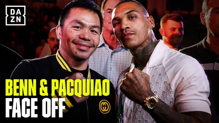 Conor Benn & Manny Pacquiao Face Off In Riyadh 😤