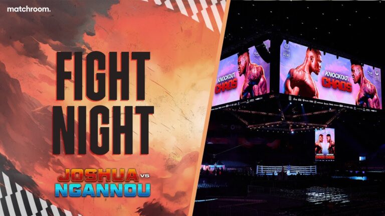 Knockout Chaos Kingdom Arena Backstage & Arena Tour: Joshua Vs Ngannou