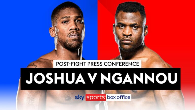 POST-FIGHT PRESS CONFERENCE! | Anthony Joshua vs Francis Ngannou