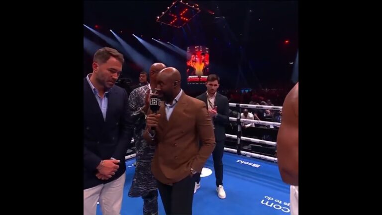 Anthony Joshua & Eddie Hearn Want Fury Vs Usyk Winner Next