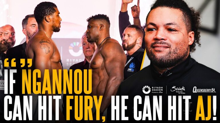 “If Ngannou can hit Fury, he can hit AJ!” Joe Joyce jokes Joshua vs Ngannou could end in DOUBLE KO 🤯
