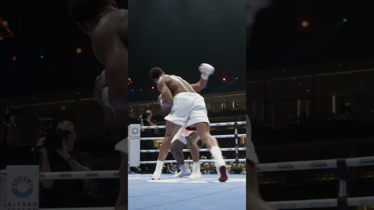 Punching Through The Target 🎯 Anthony Joshua's KO Vs Francis Ngannou