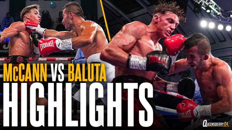 Dennis McCann vs Ionut Baluta fight highlights | Blood and bravery in a York Hall classic 🩸💥