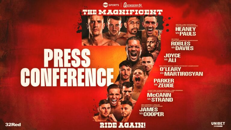 LIVE PRESS CONFERENCE! Magnificent 7, Nathan Heaney, Joe Joyce, Liam Davies & More! 💥