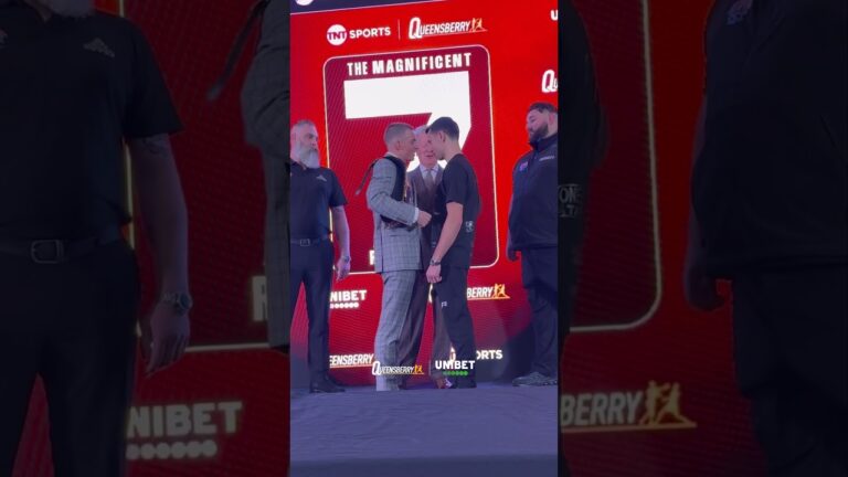 A heated face off between Dennis McCann and Brad Strand 😳🔥