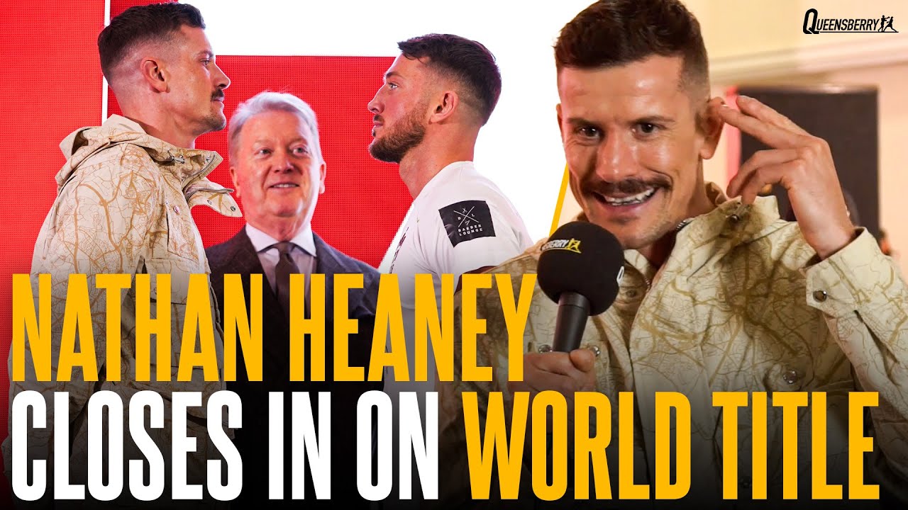 “Paradise is Stoke City!” Nathan Heaney REVEALS huge world title fight incentive after Brad Pauls 👑